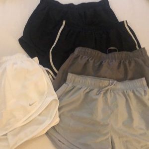 5 pair Nike shorts